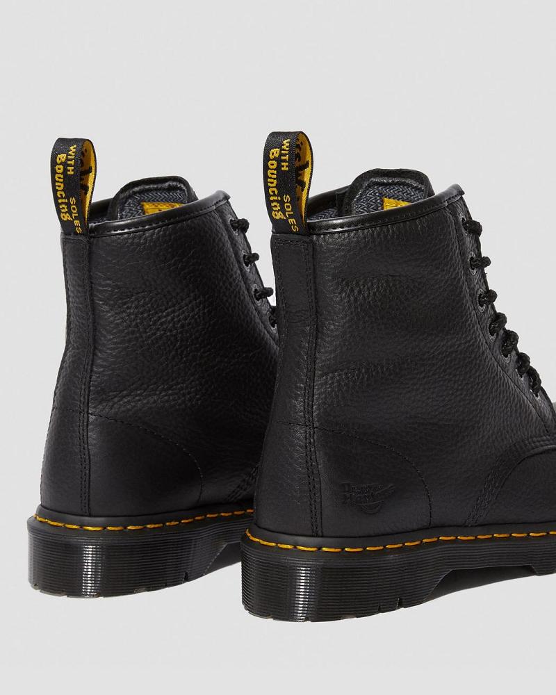 Dr Martens Icon 7B10 Læder Steel Tå Ankelstøvler Herre Sort | DK 442DFM